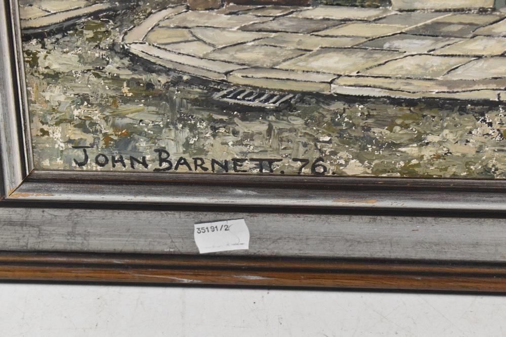 John Barnett | figures in Northern street scene (76) | MutualArt