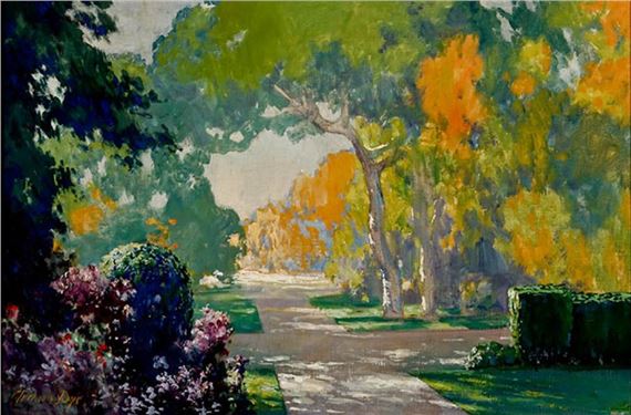 Tree Lined Avenue by Clarkson Dye