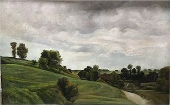 Paysage vallonné - Jules Léon Perrichon