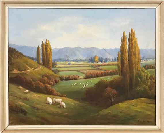 Bessie Kendon Blomfield (1880 - 1984) Taneatua, Bay of Plenty by Bessie Kendon