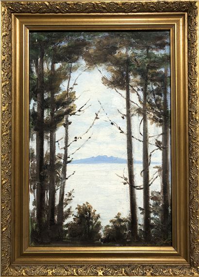 Bessie Kendon Blomfield (1880 - 1984), Mahurangi River from Brown's Bay, 1972 by Bessie Kendon