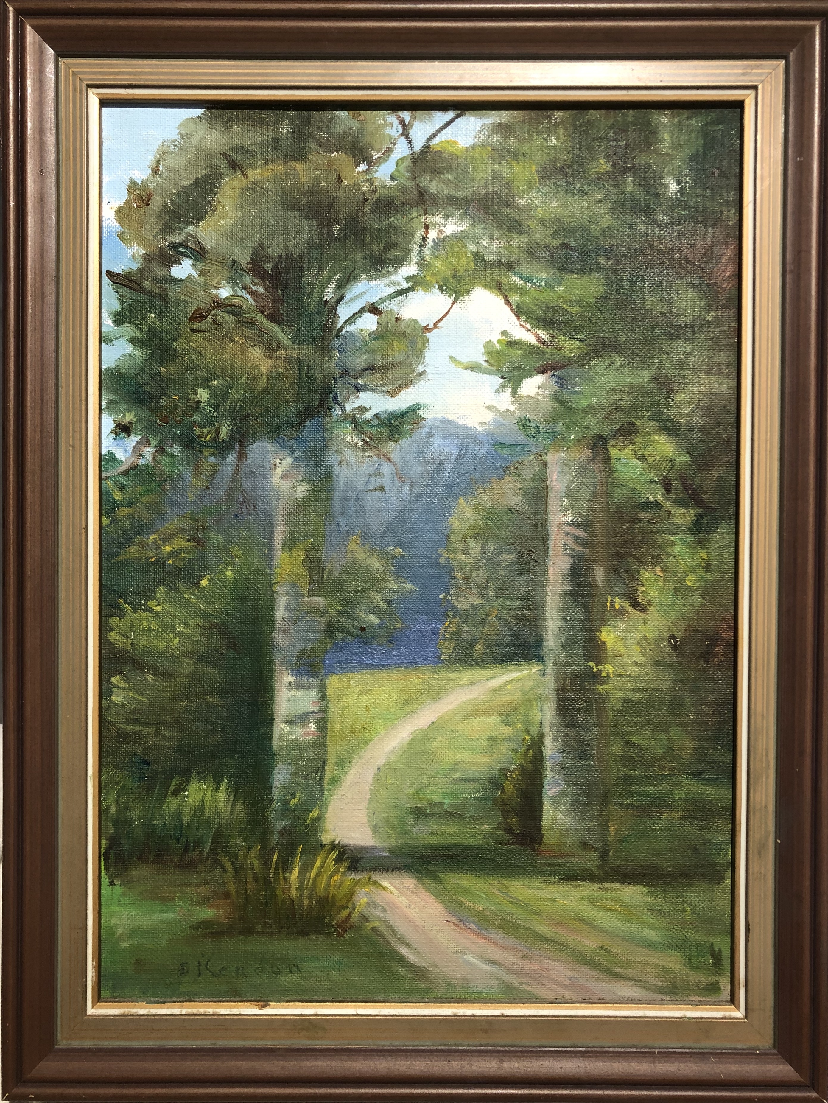 Artwork by Bessie Kendon, Bessie Kendon Blomfield (1880 - 1984), Pollard's Bush, Made of Oil on canvas