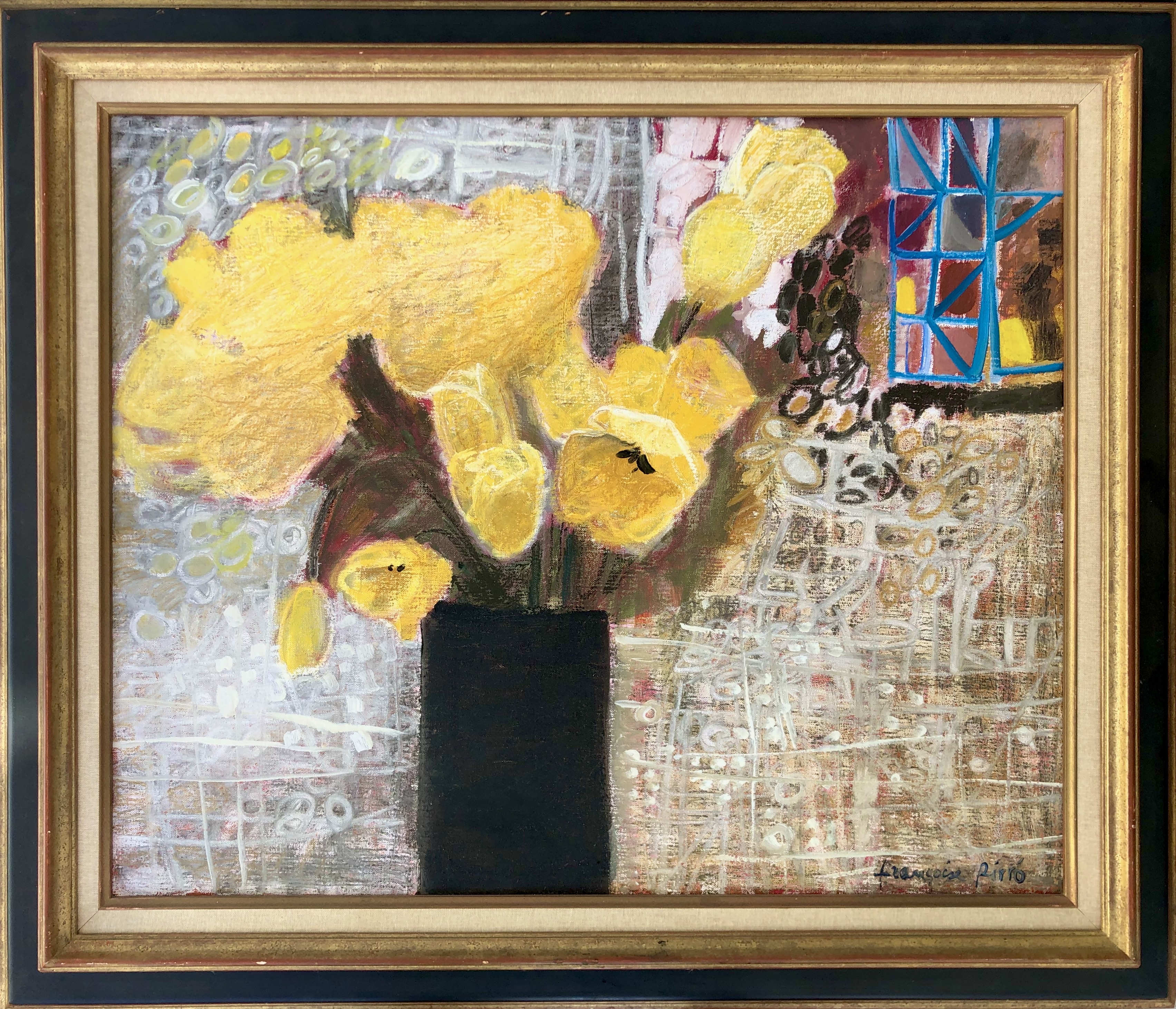 Francoise Pirro | Francoice Pirro (French 20th Century), Bouquet Jaune ...