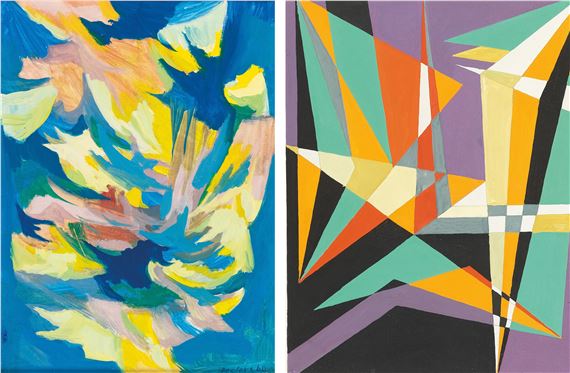 Schwebende Figuration by Mario Decleva, dated 60