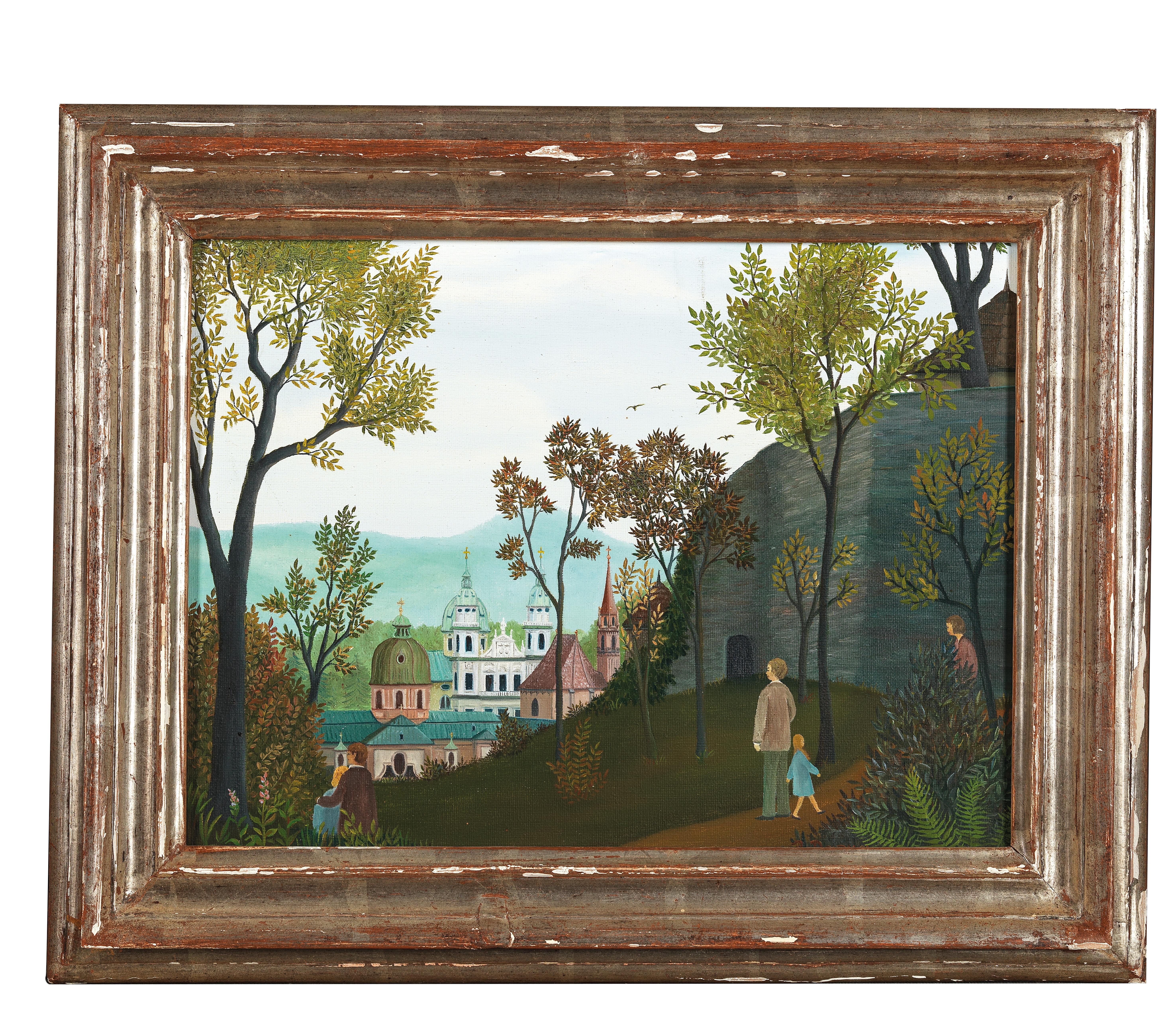 Artwork by Regine Dapra, Salzburg ist so schön, Made of oil on canvas