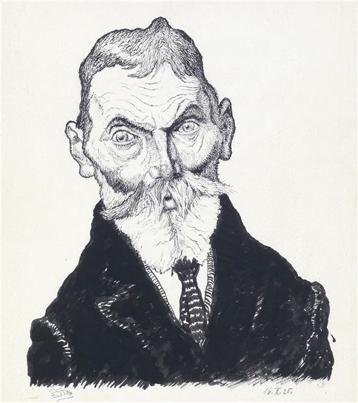 Composer Joseph Matt Hauer by Erwin Stolz, 1916