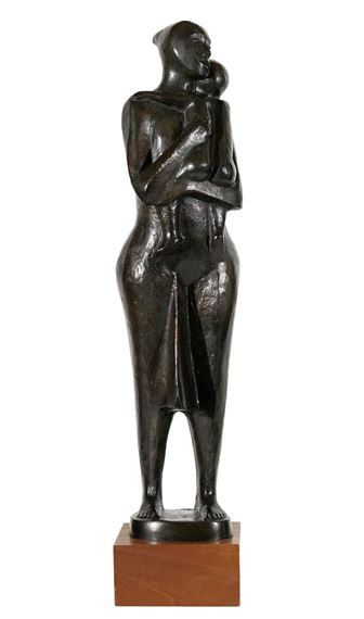 MOTHER AND CHILD by Elizabeth Catlett, 1980