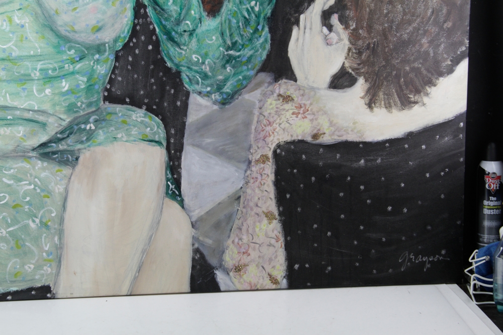 Hope Grayson | women chatting | MutualArt