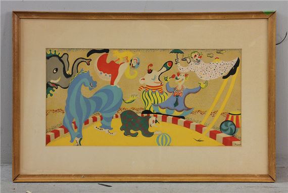 M. Jules | circus scene | MutualArt