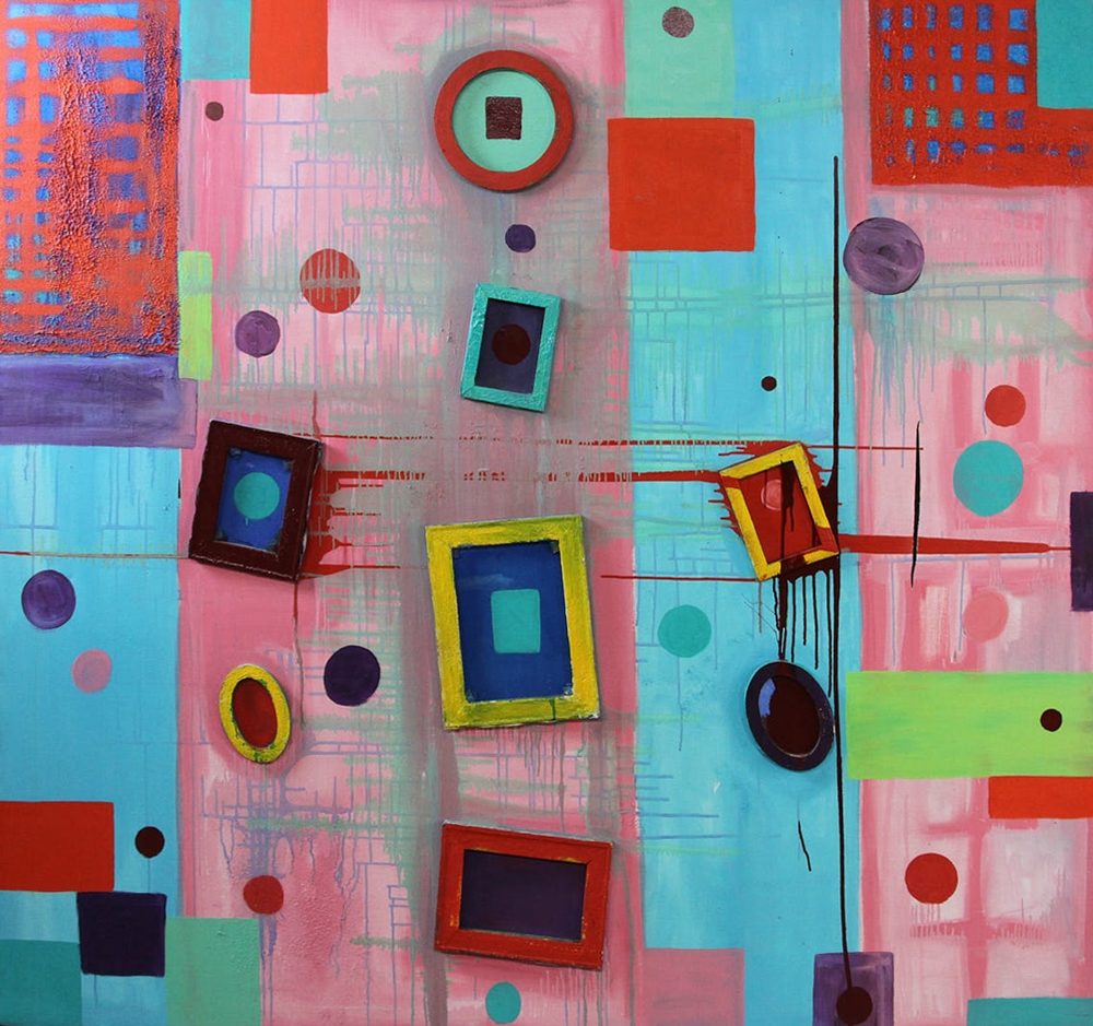 Artwork by Stewart Fitch, abstract, Made of oil on canvas