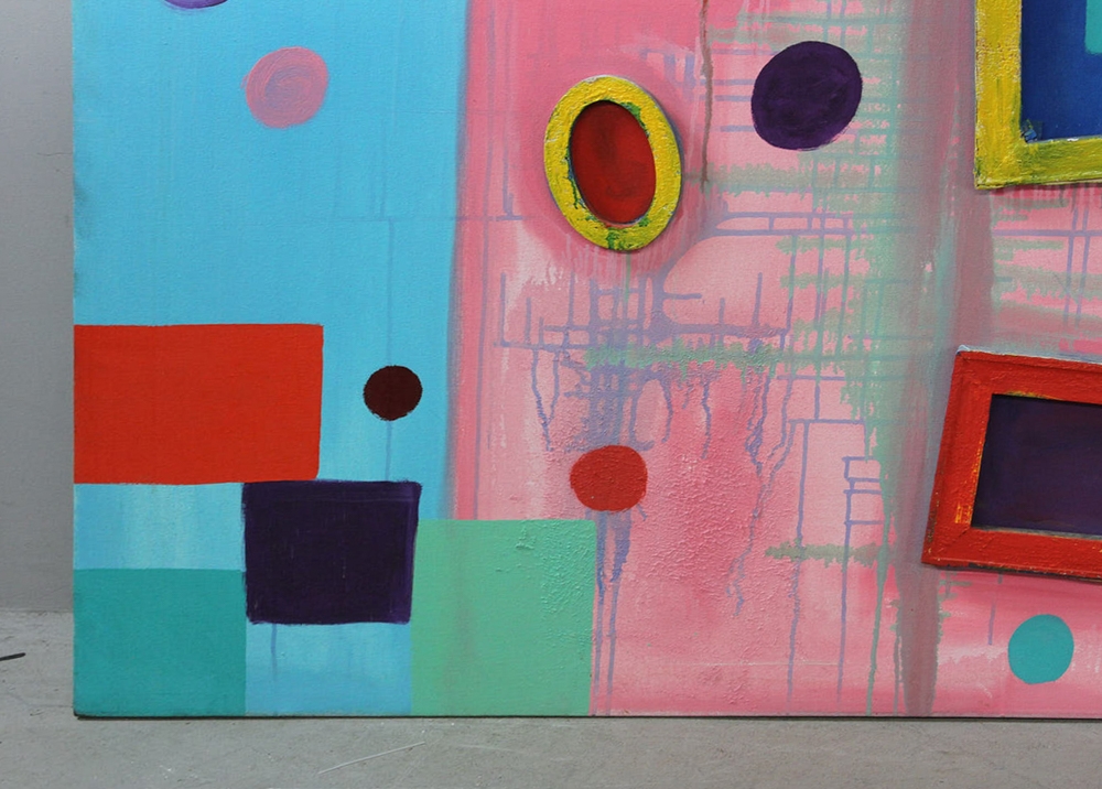 Artwork by Stewart Fitch, abstract, Made of oil on canvas