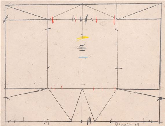 Architektonische Komposition horizontal by Bernd Hahn, 1999