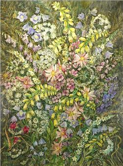 Blumenbild - Gertrud von Arand