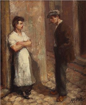 "Zwei Personen im Gespräch" - G. Friedrich Stahler