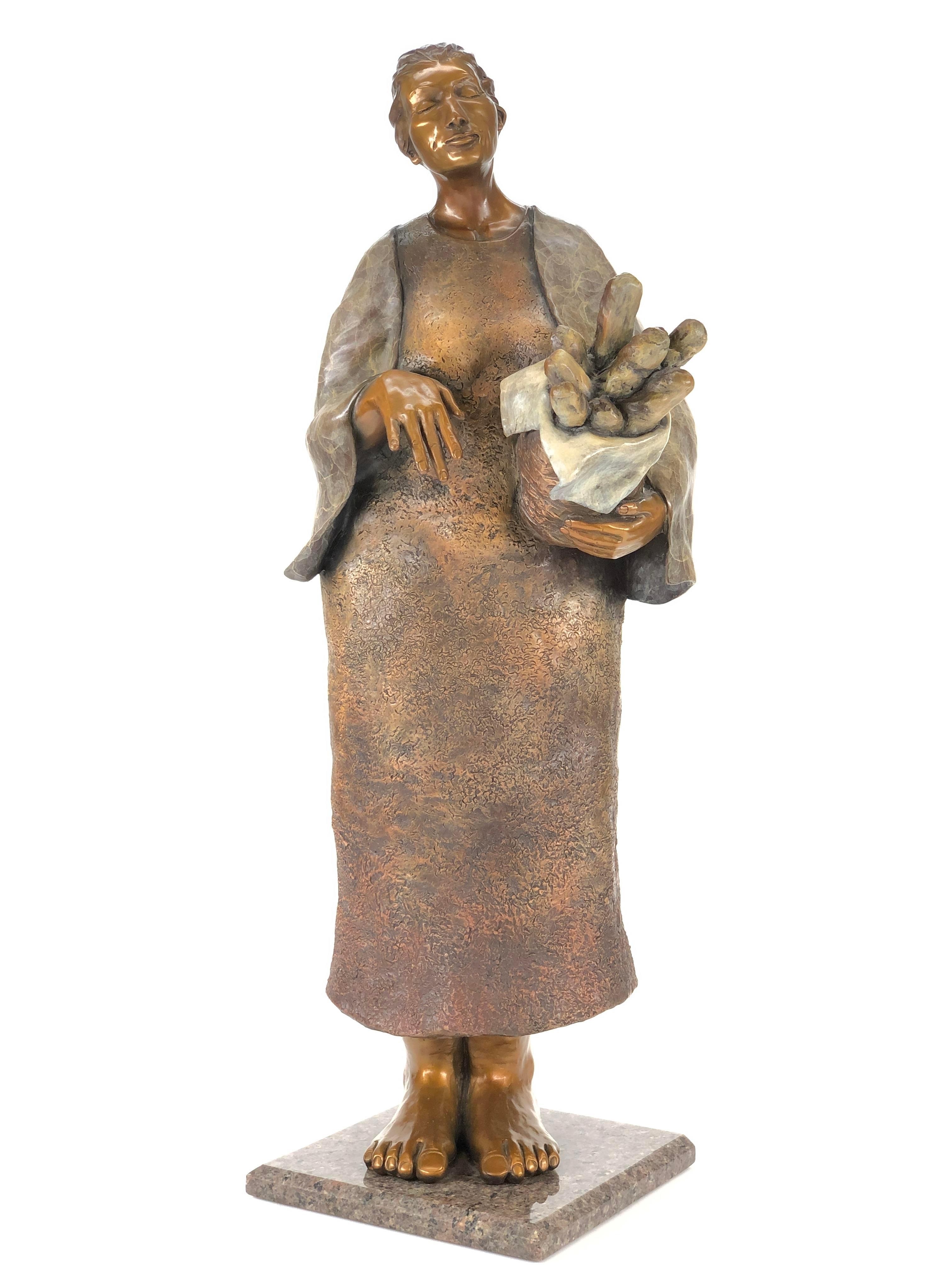 Artwork by J. R. Eason, Hard to be Humble, Made of Bronze