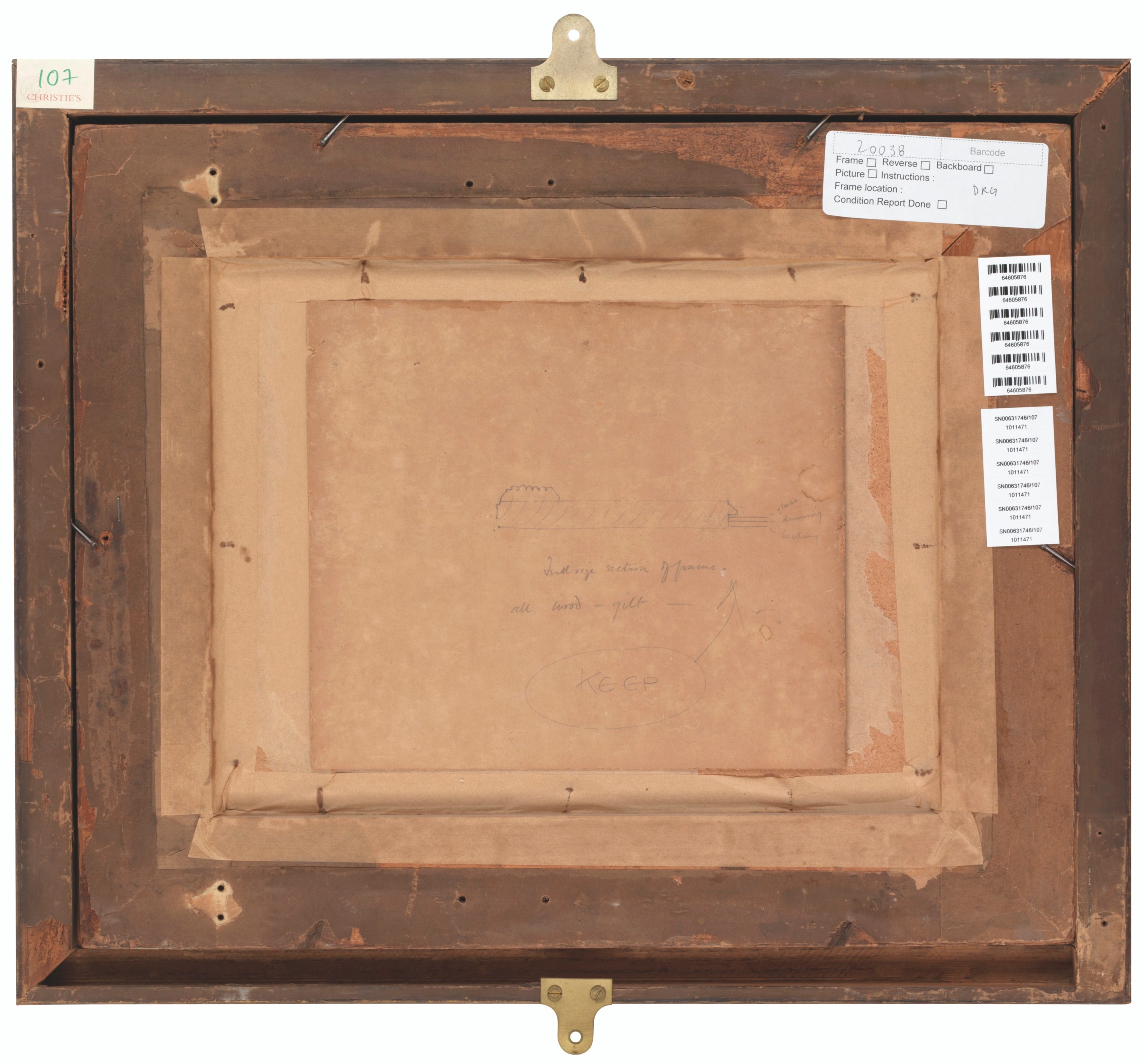 Artwork by Reginald Barratt, San Giorgio Maggiore, Venice, Made of pencil and watercolour on paper