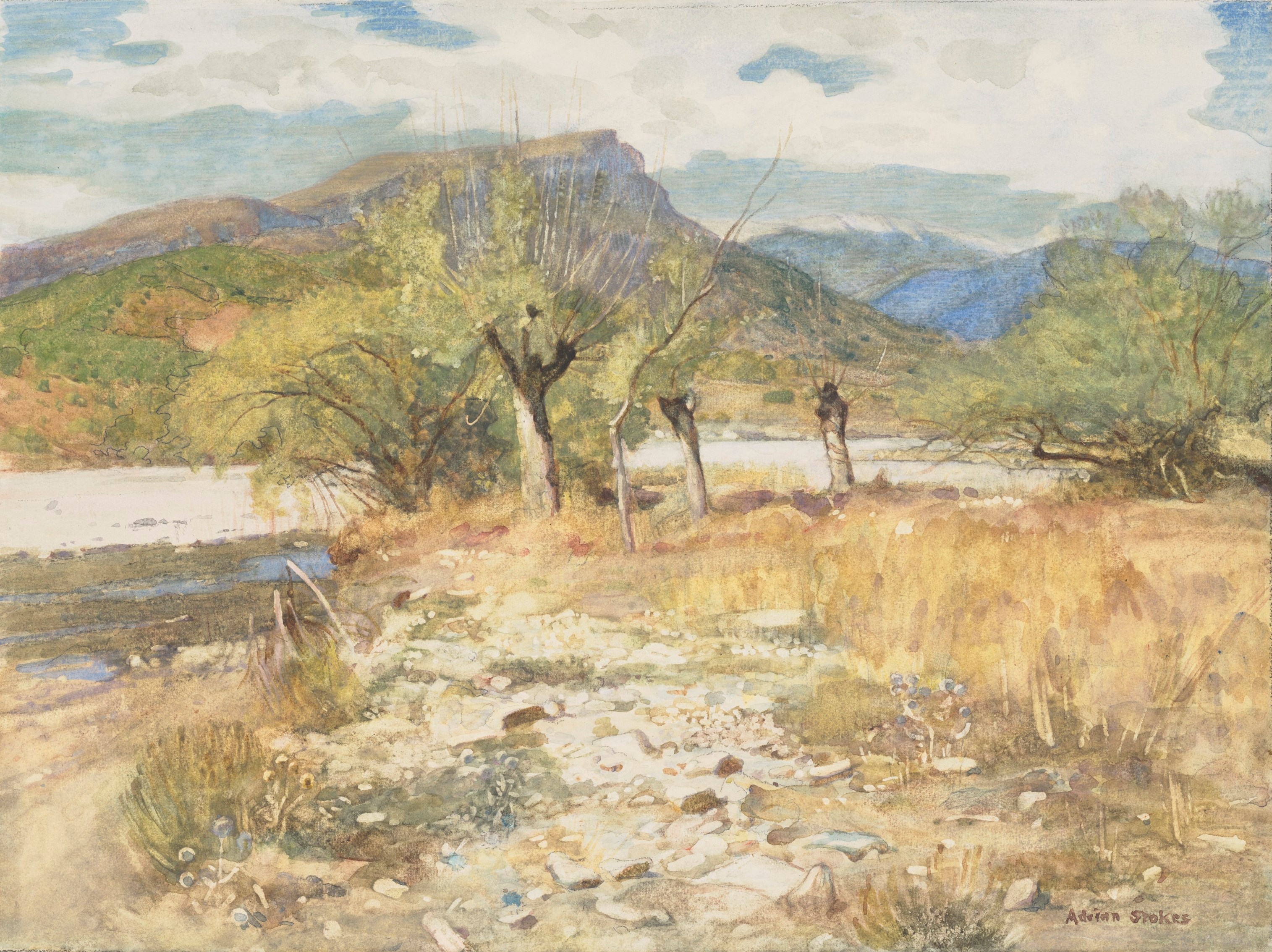 Adrian Scott Stokes | Hills of Provence | MutualArt