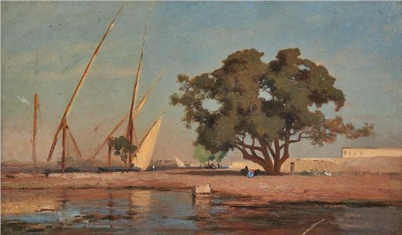 Vue d'Egypte by Louis-Auguste Veillon