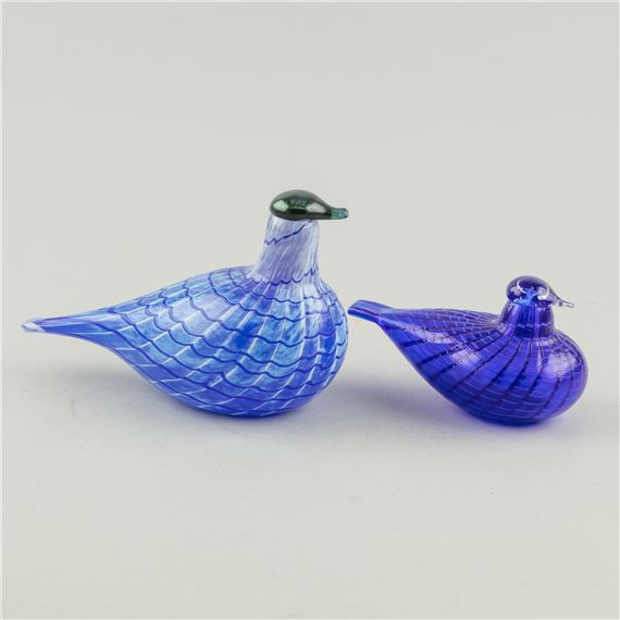 Glass birds, 2 pcs