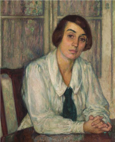 Portrait d'Elisabeth Van Rysselberghe by Théo van Rysselberghe, 1915