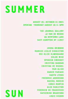 Summer Sun - Van de Weghe, East Hampton