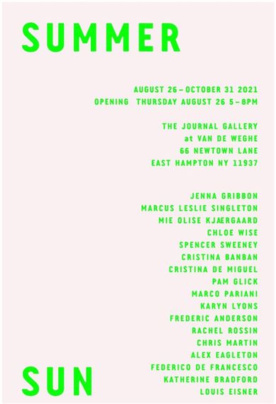 Summer Sun - Van de Weghe, East Hampton