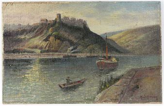 pair of European landscapes - H. Lehmann