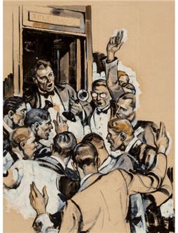 Crowding the Phone Booth - Frank Street