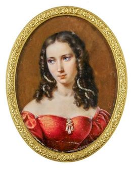 Portrait of a young woman - Félicie de Watteville