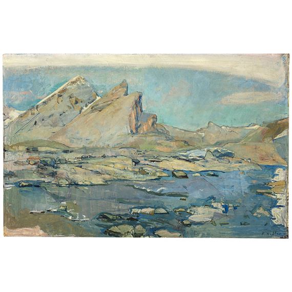 Gemmi-Landschaft by Ferdinand Hodler, Circa 1890