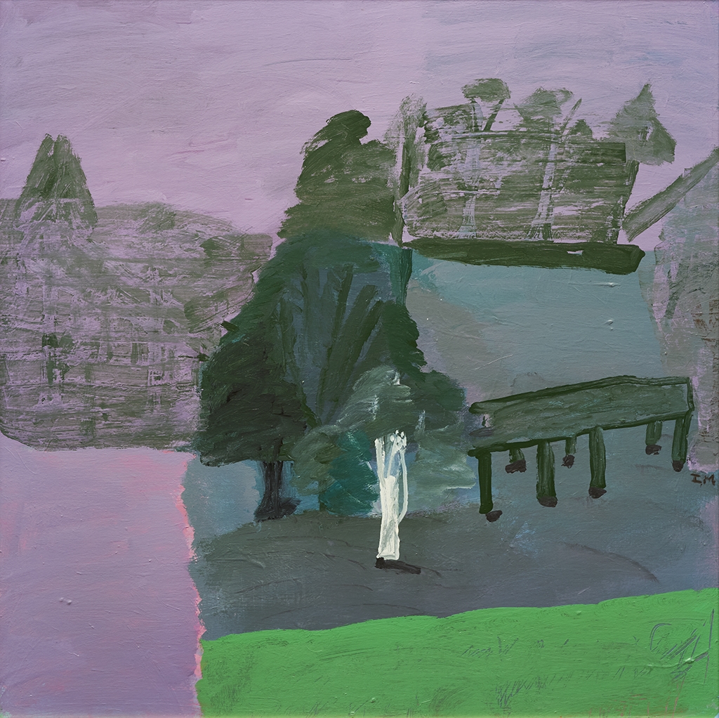 Artwork by Idris Murphy, Falling Light Outgoing Tide, Made of acrylic on linen