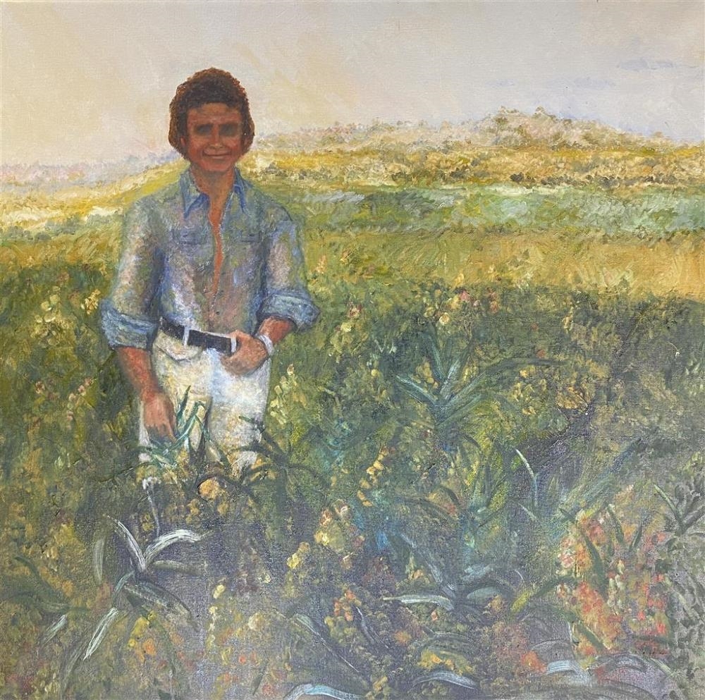 Valmai Pratten | Portrait of a Man Amongst his Crop | MutualArt