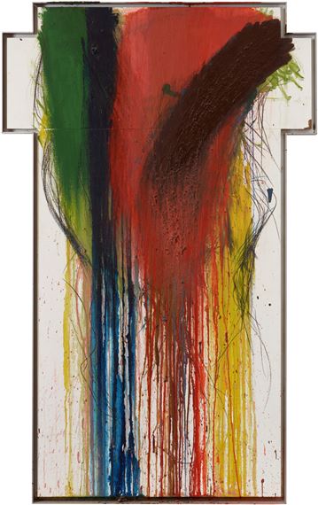 Kreuz (Cross) by Arnulf Rainer, Executed in 1987-1988