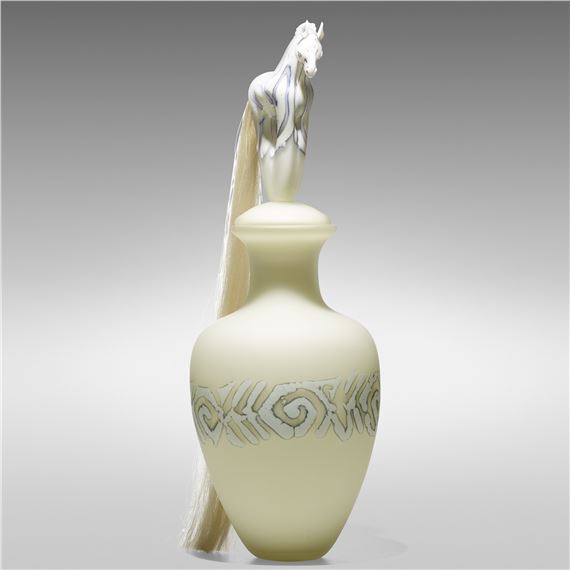 Shelley Muzylowski Allen Ivory Horse Netsuke Pot (2017) MutualArt