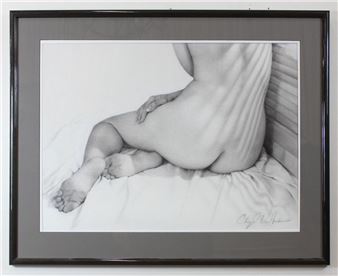 seated nude - Cheryl van Harken