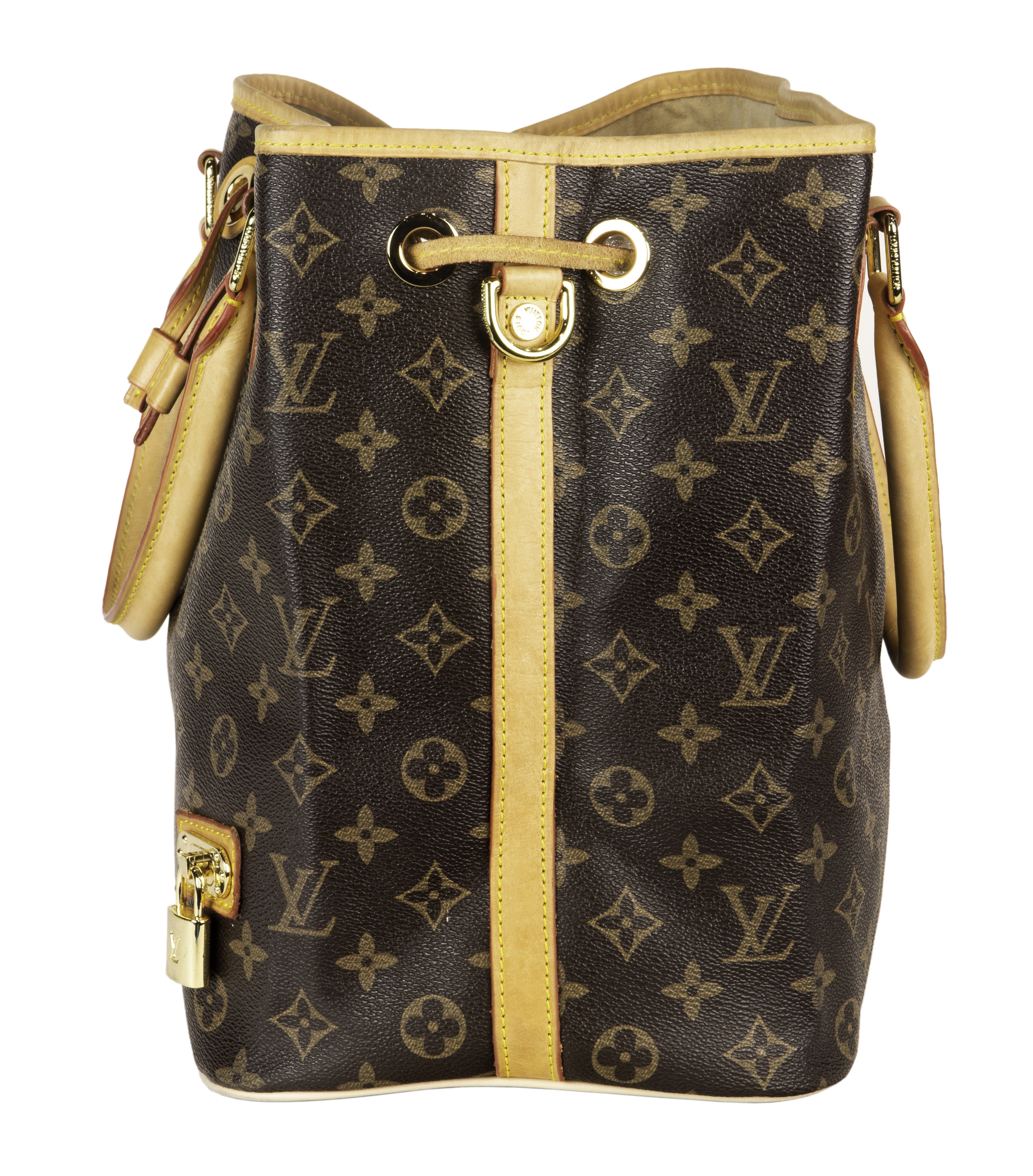 At Auction: Louis Vuitton, Louis Vuitton - Monogram Noe - Brown / Tan  Canvas Bucket Bag
