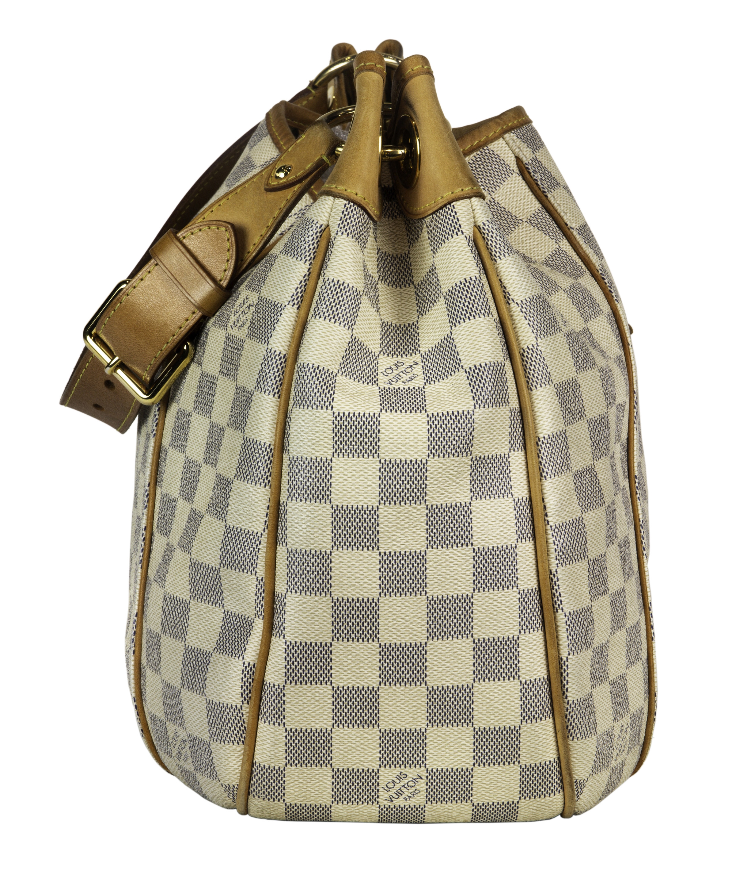 Vintage Louis Vuitton Damier Azur Galliera PM Shoulder Bag 