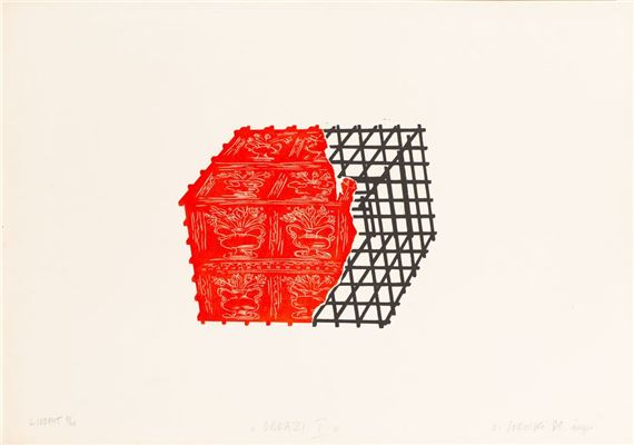 From the cycle Peels off I by Leszek Sobocki, 1981