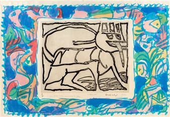 Le Chien roi - Pierre Alechinsky