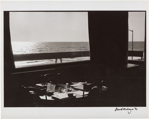 Untitled (Sea View and Sonnet) by Gerard Malanga, 1976