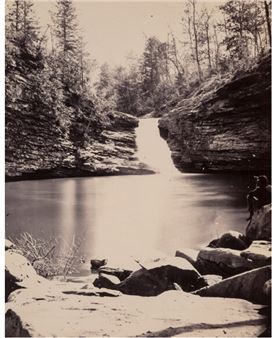 Soldiers at Lulah Lake, Lookout Mountain, Georgia - Isaac H. Bonsall