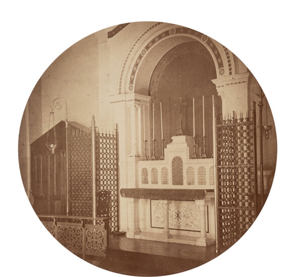 The Chapel, Vincennes Imperial Asylum by Charles Nègre, 1859