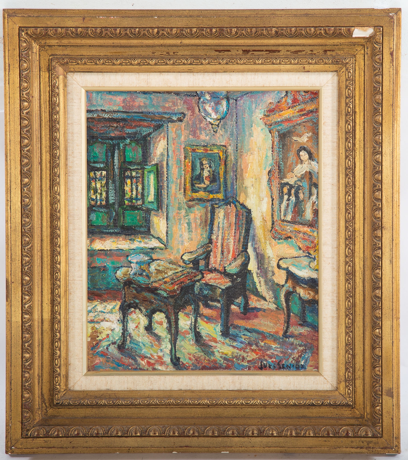 Artwork by Inez Seniok, Rincon de Costula, Made of oil on burlap