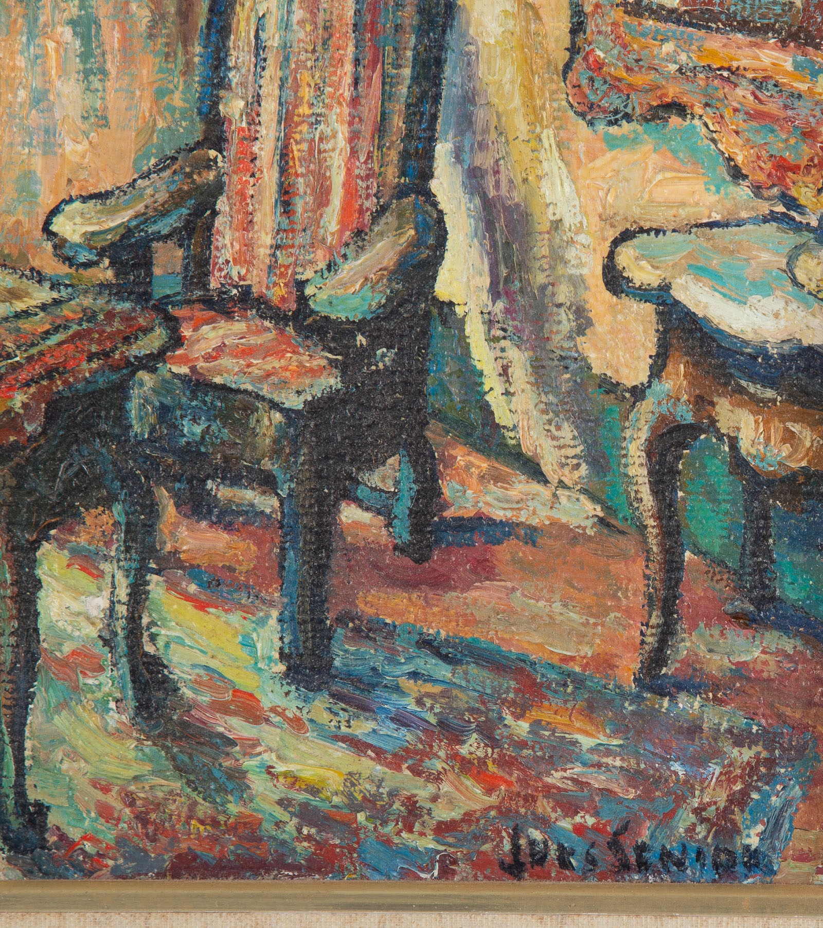 Artwork by Inez Seniok, Rincon de Costula, Made of oil on burlap