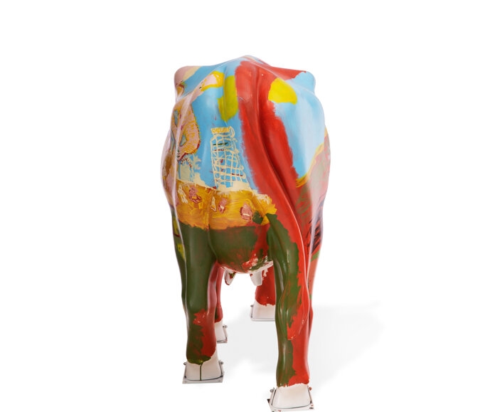 Artwork by Raynes E. Birkbeck, Elmo, Made of Fiberglass resin