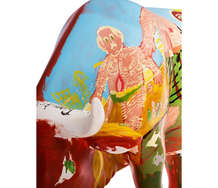 Artwork by Raynes E. Birkbeck, Elmo, Made of Fiberglass resin