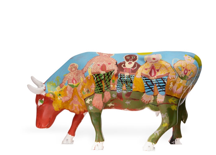 Artwork by Raynes E. Birkbeck, Elmo, Made of Fiberglass resin