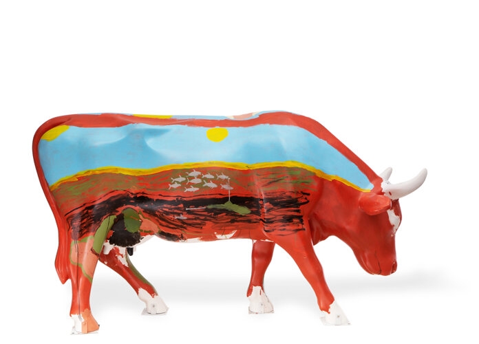 Artwork by Raynes E. Birkbeck, Elmo, Made of Fiberglass resin