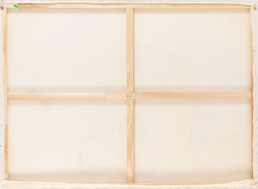 Artwork by Karolina Jabłońska, Headless Self-Portrait, Made of oil/canvas