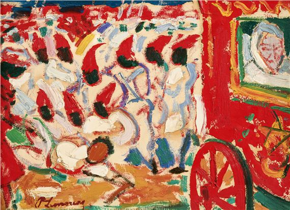 Roger Marcel Limouse | La Sortie du Sultan à Rabat (1954) | MutualArt